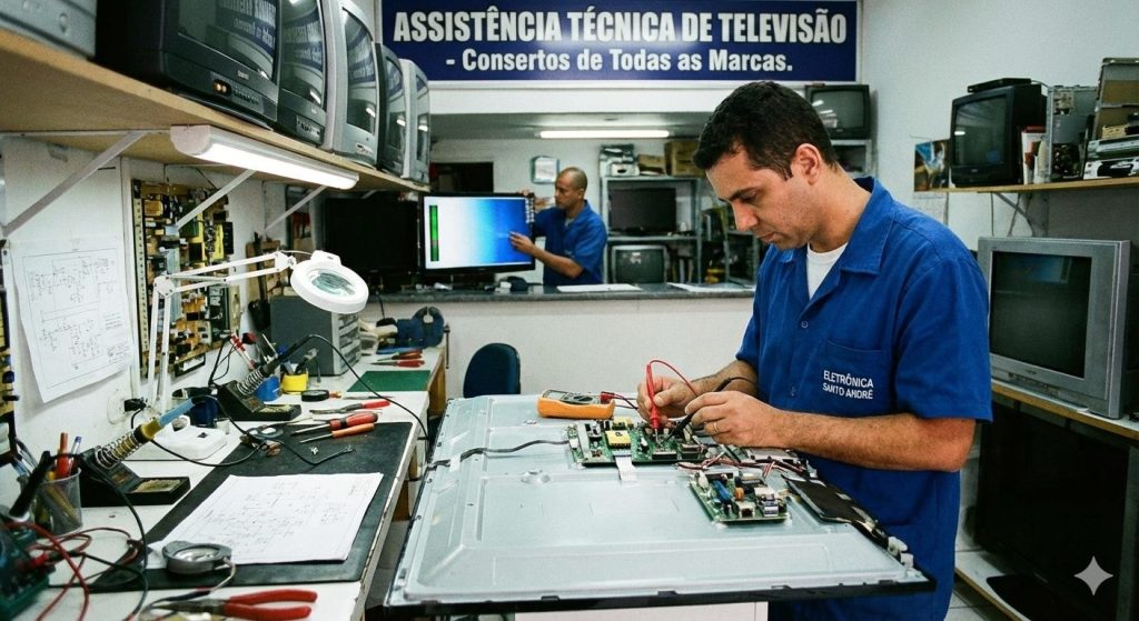 Assistência de TV: quais defeitos realmente compensam o conserto